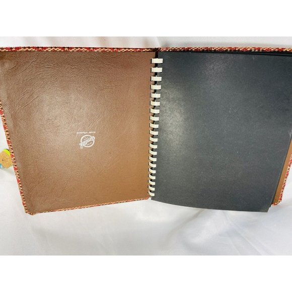 Amfile Willoweave Photograph Album Scrapbook Black Pages For Mounting Vintage - Picture 8 of 10